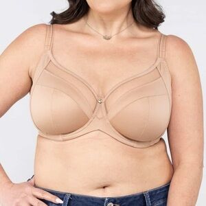 Understance Spacer Air Quinn FlexWire Seamed Cup Unlined Bra 38G Cafe